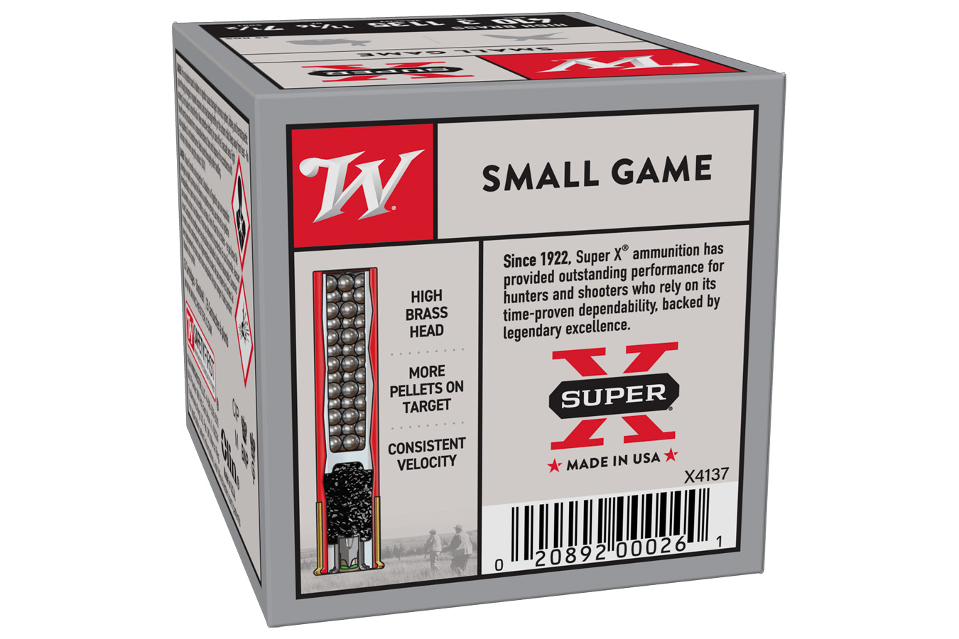 WINCHESTER AMMO 410 Gauge 3 in 11/16 oz #7 1/2 Shot Super X 25/Box
